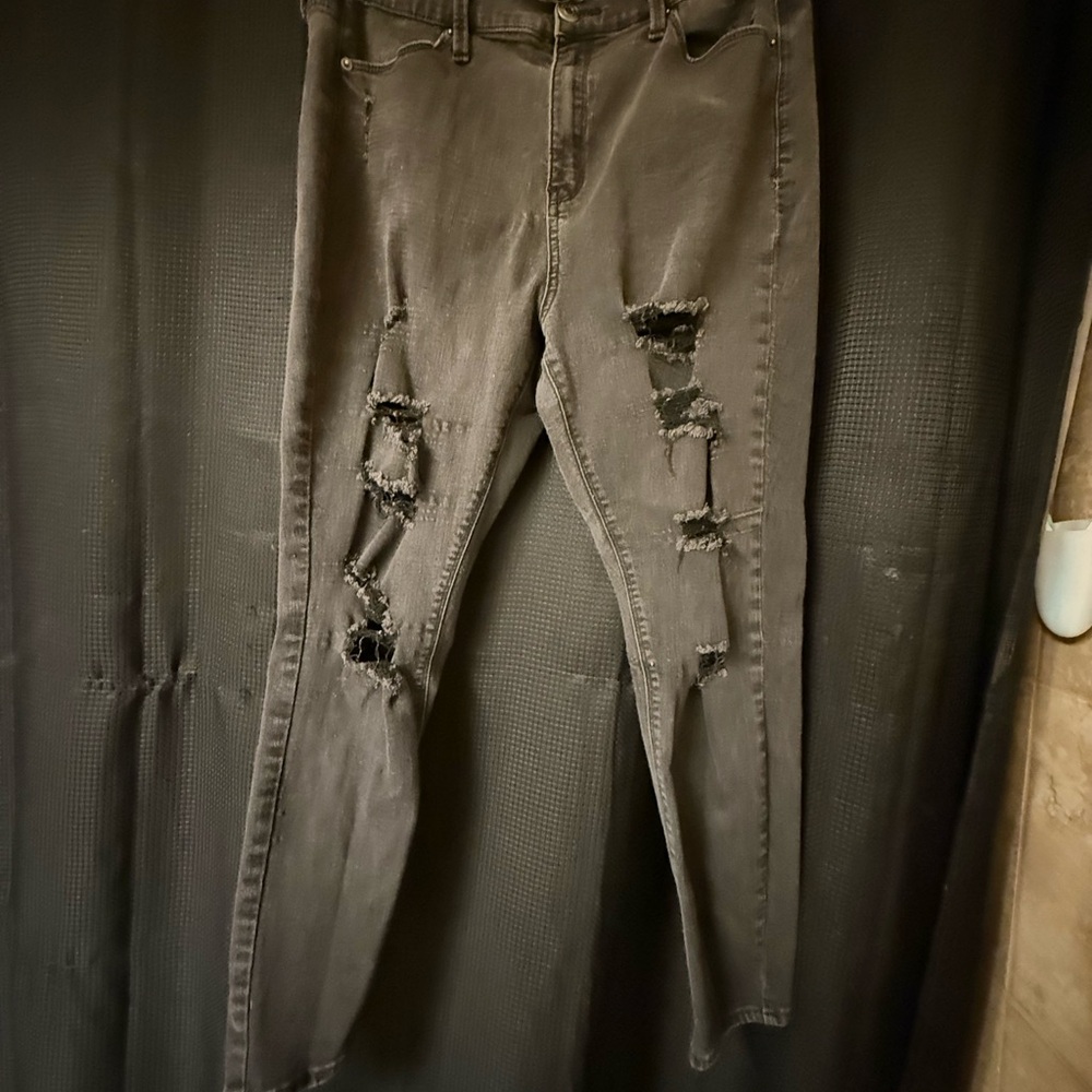 Mudd Gray High-Rise Jeggings